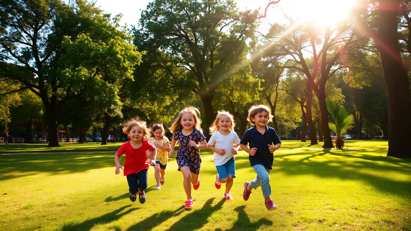 Children playing in a Bogotá park
